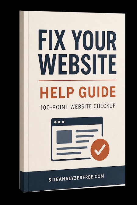 Fix Your Website Book Cover