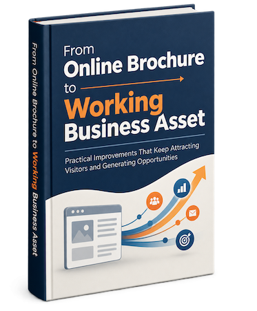 From Online Brochure to Working Business Asset Book Cover