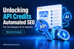 Unlocking API Credits Automated SEO For Developers & Al Agents Website Analysis